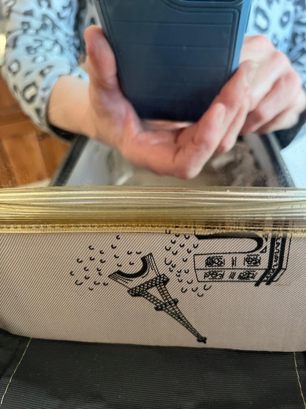 RARE vintage La Parisienne by Crown luggage Train make up case 1940-1950’s - Picture 13 of 13